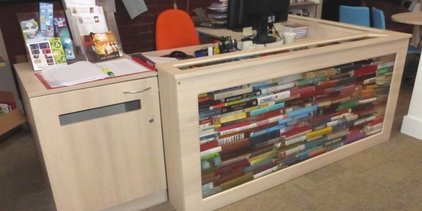 Supporting image for Unique Design Library Desk Fitted in a School in Bristol