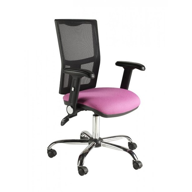 Supporting image for Chime Mesh Operator Chair - Chrome Base and Folding Arms