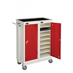 Supporting image for 16 Compartment Mobile Charge Trolley Locker