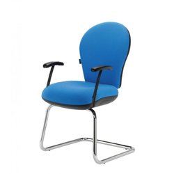 Supporting image for Hyphen Conference Chair - Chrome Frame with Frame Arms