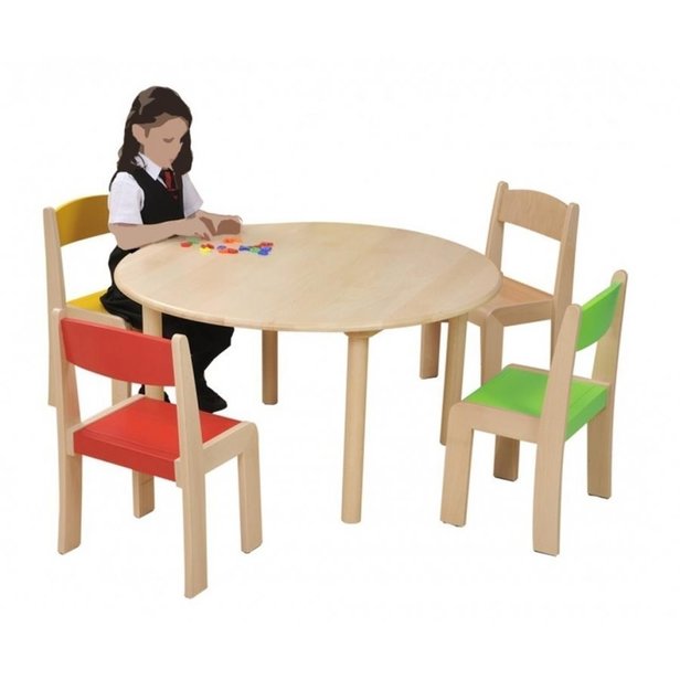 Supporting image for Creative! Circular Beech Nursery Table