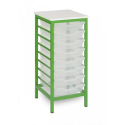 Supporting image for Static Metal Storage - 8 Tray Unit