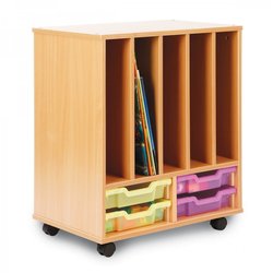 Supporting image for Y15248B - Allsorts Unit Big Book Holder - Beech