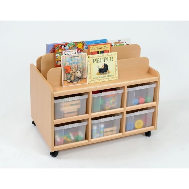 Supporting image for Book Display Unit with Deep Trays