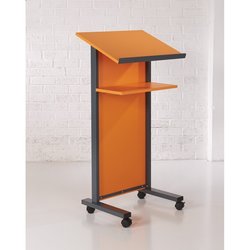 Supporting image for Y31019 - Coloured Panel Front Lectern - Orange