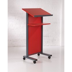 Supporting image for Y31029 - Coloured Panel Front Lectern - Red