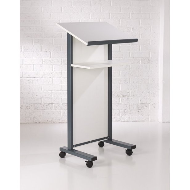 Supporting image for Y31031 - Coloured Panel Front Lectern - White