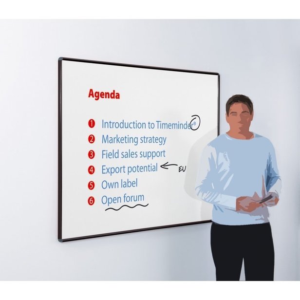Supporting image for Y31084 - Premium Projection Whiteboard - Format 4:3