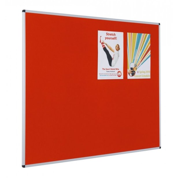 Supporting image for Y31022 - Resist-a-Flame Class O Framed Noticeboard - W1200 x H900