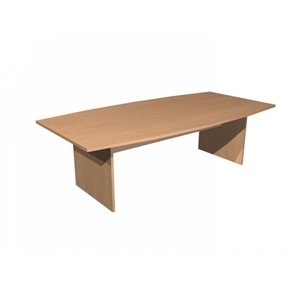 Supporting image for Alpine Essentials Barrel Meeting & Conference Table - Panel Legs