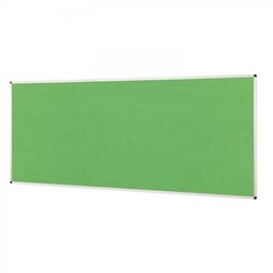 Supporting image for Y31010 - Colourtone Vibrant Felt Noticeboard - W2400 x H900