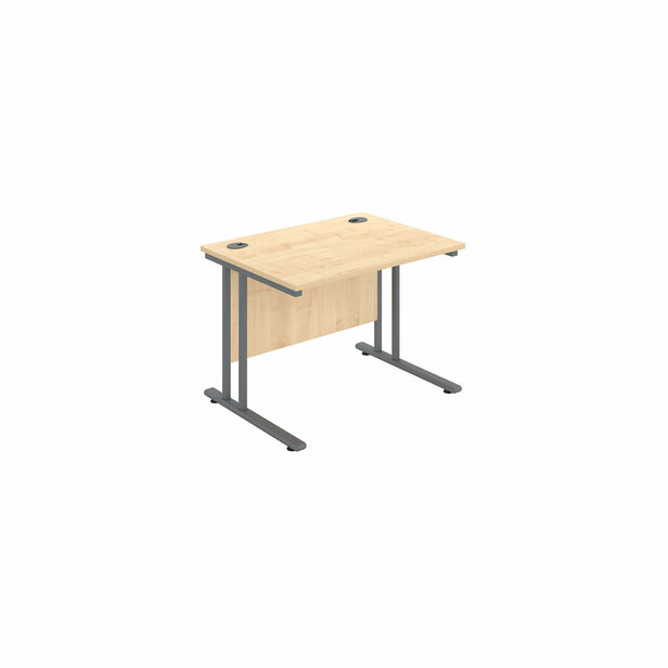 Supporting image for Y705401 - Wilmington Twin Cantilever Rectangular Desk - D800 x W1000