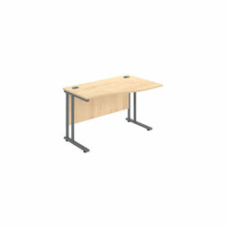 Supporting image for Y705451 - Wilmington Twin Cantilever - Wave Desks - W1200mm