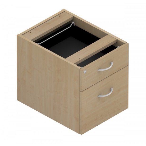 Supporting image for Y705818 - Wilmington Storage - Fixed Pedestal - Designed for D800mm Desk - 2 Drawer
