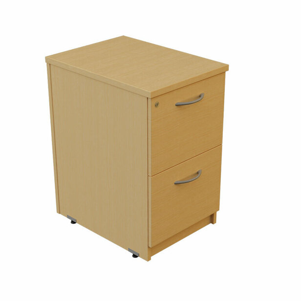 Supporting image for Y705845 - Wilmington Storage - Desk High Pedestal - Designed for D600mm Desk - 2 Drawer