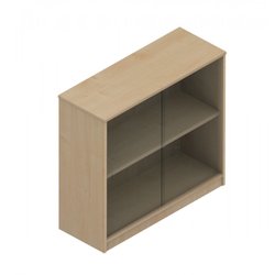 Supporting image for Colorado Storage - Glass Fronted Bookcase - W960