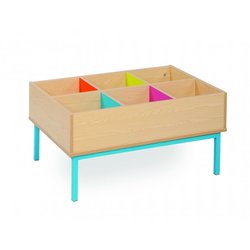 Supporting image for Y17035 - Candy Colours - 6 Bay Kinderbox - Legs