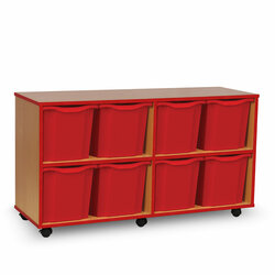 Supporting image for Y15231 - 8 Jumbo Tray Unit - Red Edge