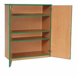 Supporting image for Y15210 - Medium Cupboard Storage Unit - Green Edge