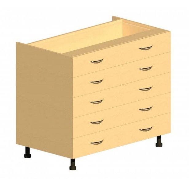 Supporting image for Workshape Fitted Drawer Unit 1000