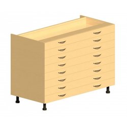Supporting image for Workshape Fitted Shallow Drawer Unit 1200