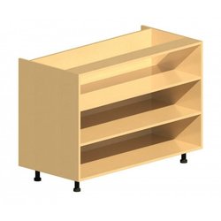 Supporting image for Workshape Fitted Open Shelf Unit 1200