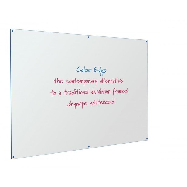 Supporting image for Y31070 - Coloured Edged Whiteboard - W2400 x H1200