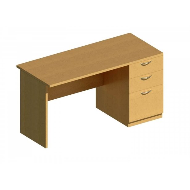 Supporting image for Y126RTDY - Compact Teacher's Desk - RH Pedestal