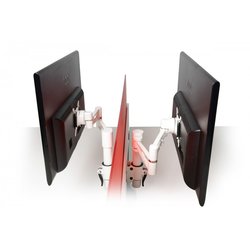 Supporting image for Roma Pole Mounted Monitor Arm for twin screens 10Kg x 2