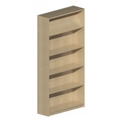 Supporting image for Workshape Library Bookcase with Display Shelf 1000