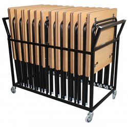 Supporting image for Folding Exam Desks Trolley (Can carry 25 tables)
