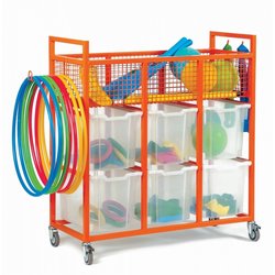 Supporting image for Mobile Metal Storage - Sports Trolley