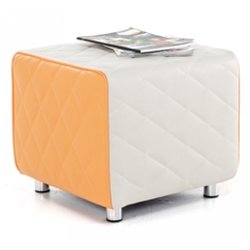 Supporting image for Recess Quilted 1 Seater Square Stool