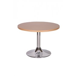 Supporting image for Trumpet Base Coffee Table - Stainless Steel Base