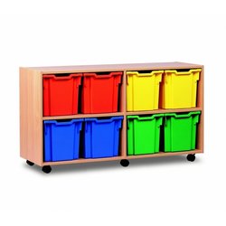 Supporting image for Y157198 - 8 Jumbo Unit - Mobile - No Doors - BEECH