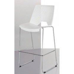 Supporting image for Pebble Polyprop High Chair - Chrome Sled Frame