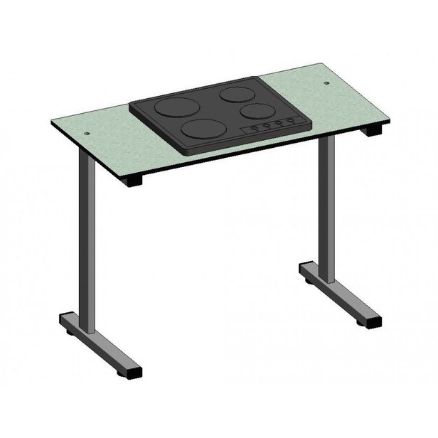 Supporting image for Workshape Adjustable Height Table with Hob