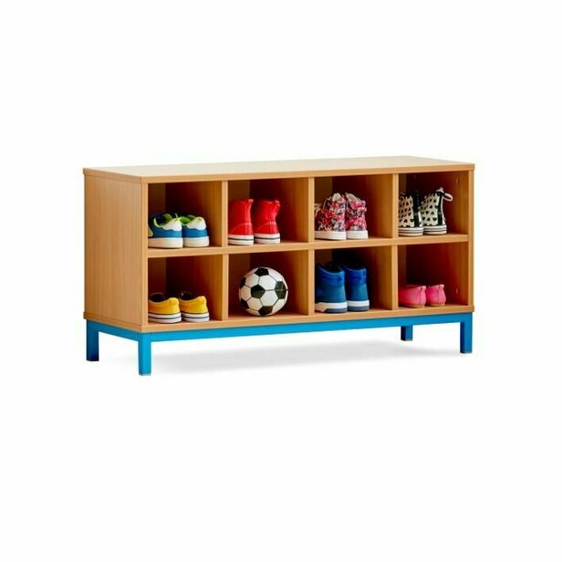 Supporting image for 8 Compartment Cloakroom Bench