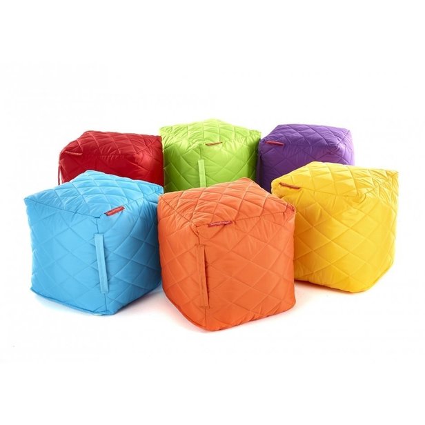 Supporting image for Small Quilted Outdoor Bean Cubes (Pack of 6)