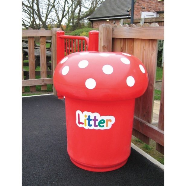 Supporting image for Mushroom Litter Bin with Spots