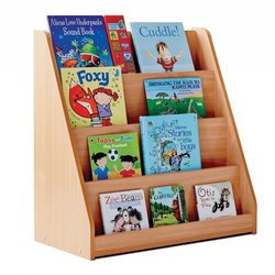 Supporting image for Tiered 4 Shelf Library Unit