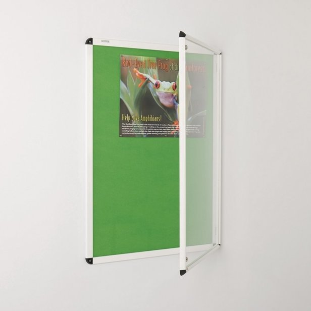 Supporting image for Y31017A - Colourtone Vibrant Tamperproof Felt Noticeboard - W1200 x H1200