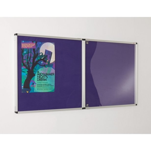 Supporting image for Y31019A - Colourtone Vibrant Tamperproof Felt Noticeboard - 1800 x 1200