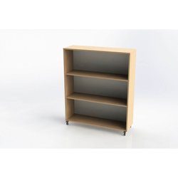 Supporting image for Y200610 - Grasmere Straight Bookcases - Double Sided - H900 x W1000