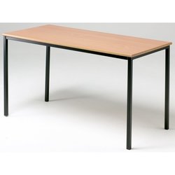 Supporting image for Fully Welded 1200 x 600 Rectangular Tables - Rounded MDF Edge