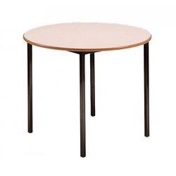 Supporting image for Fully Welded 1000mm Circular Tables - Rounded MDF Edge