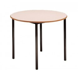 Supporting image for Fully Welded 1000mm Circular Tables - Square PVC Edge