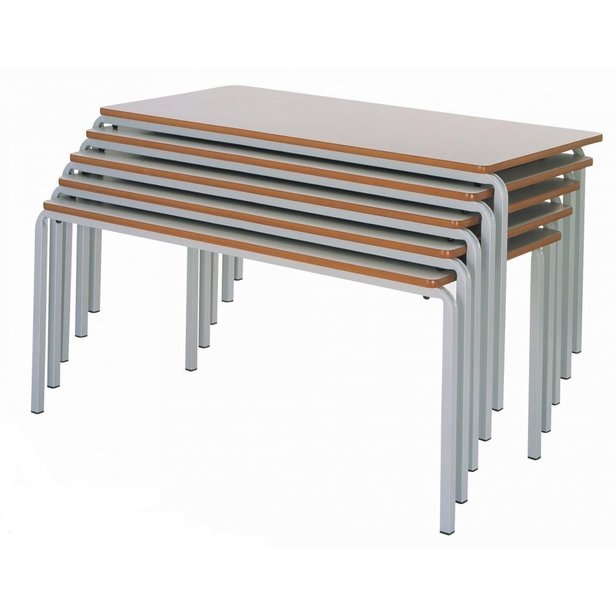 Supporting image for Crushbent 1200 x 600 Rectangular Tables - Rounded MDF Edge