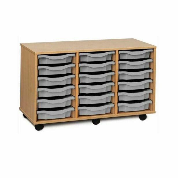 Supporting image for 18 Shallow Tray Storage Unit - Mobile