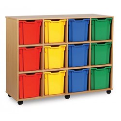 Supporting image for 12 Jumbo Tray Storage Unit - Mobile